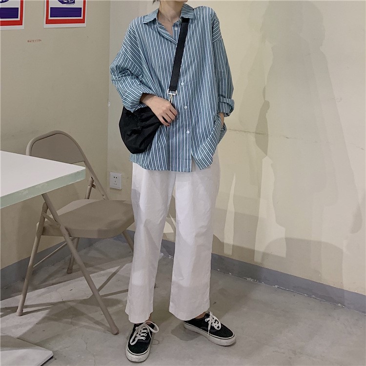 MissLady - Striped Oversized Shirt
