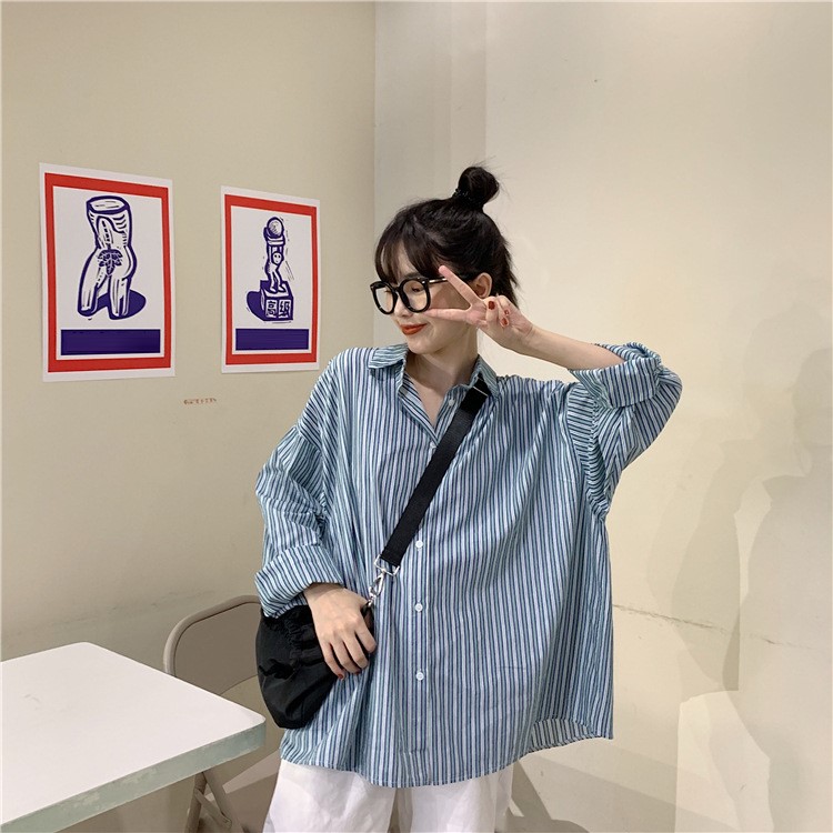 MissLady - Striped Oversized Shirt