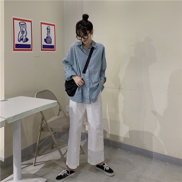 MissLady - Striped Oversized Shirt