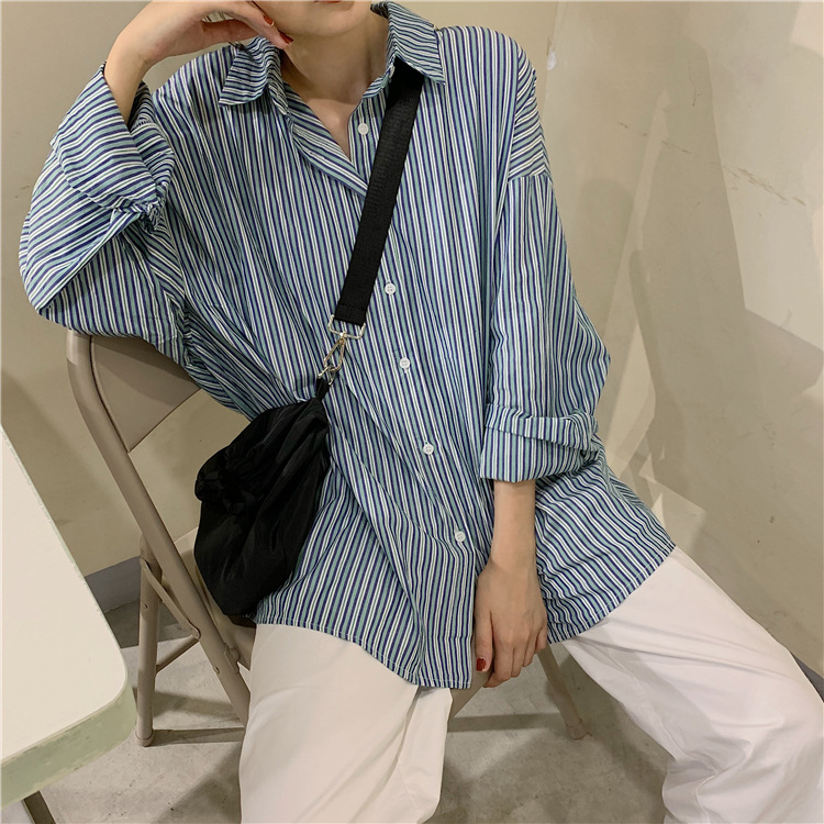 MissLady - Striped Oversized Shirt