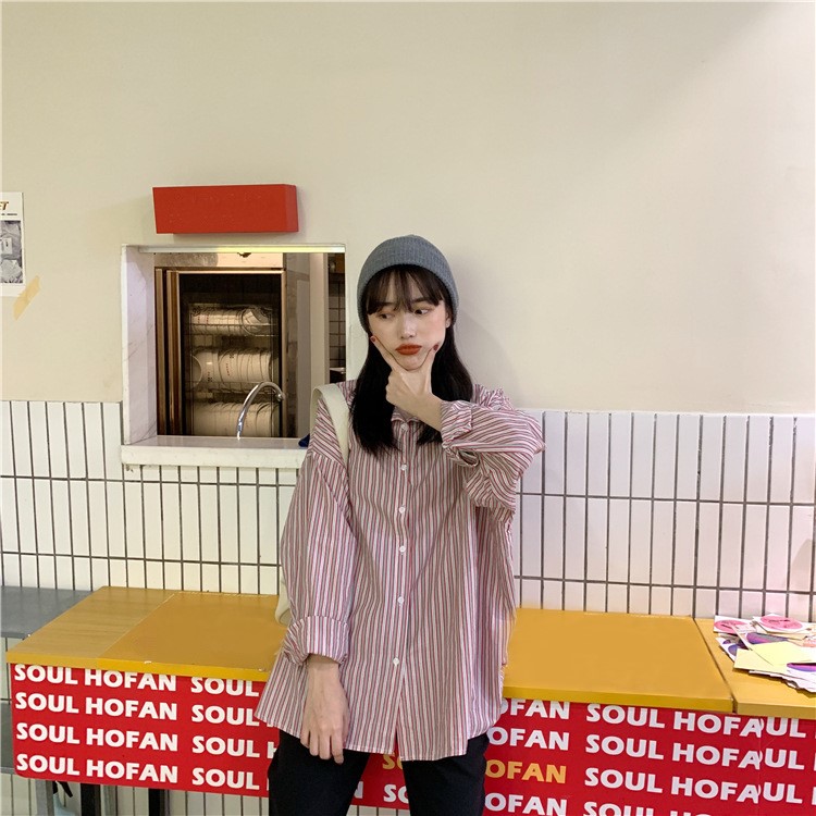 MissLady - Striped Oversized Shirt
