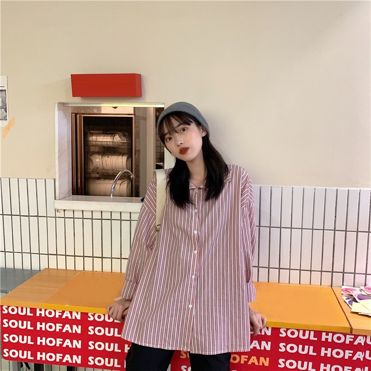 MissLady - Striped Oversized Shirt