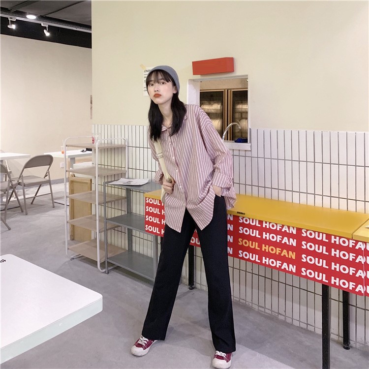 MissLady - Striped Oversized Shirt