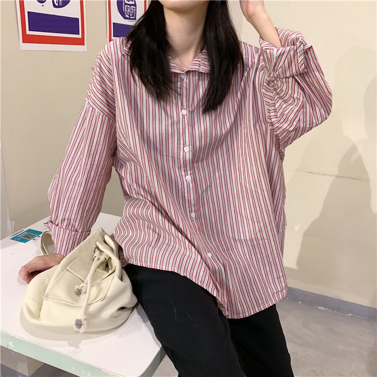 MissLady - Striped Oversized Shirt
