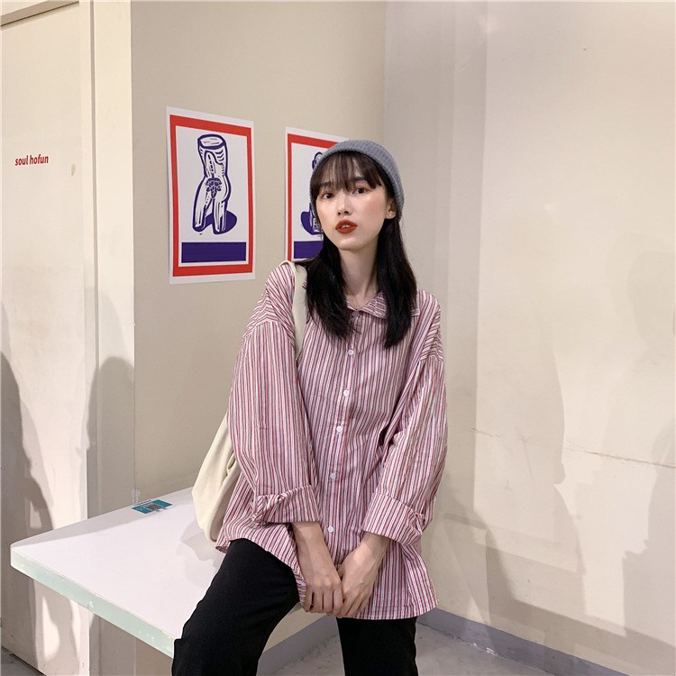 MissLady - Striped Oversized Shirt