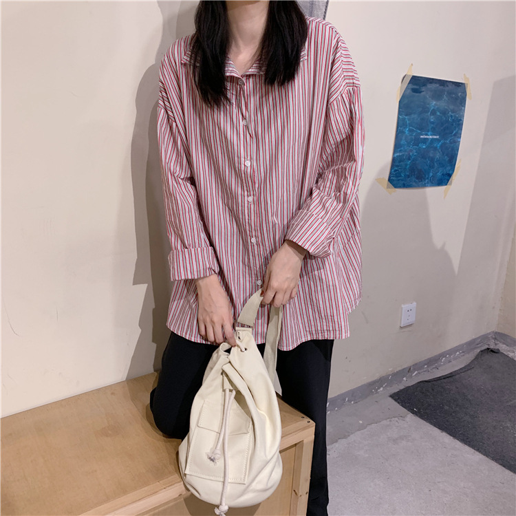 MissLady - Striped Oversized Shirt