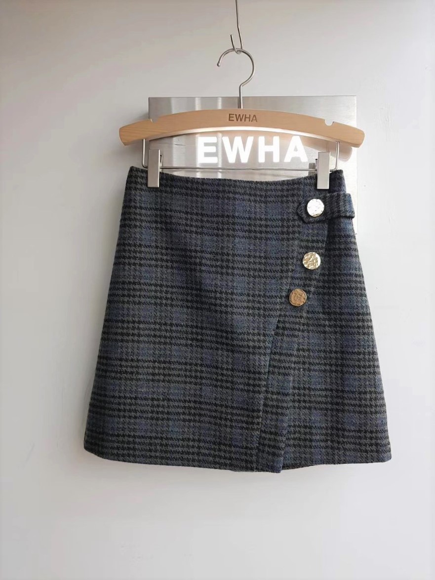 Seoulflash - Mini-jupe à encolure zippée sur le côté