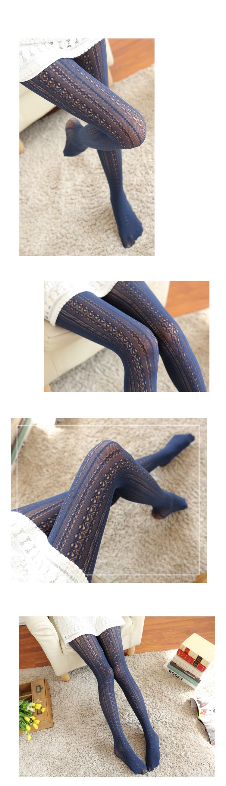 Stylevana - Collants à motifs