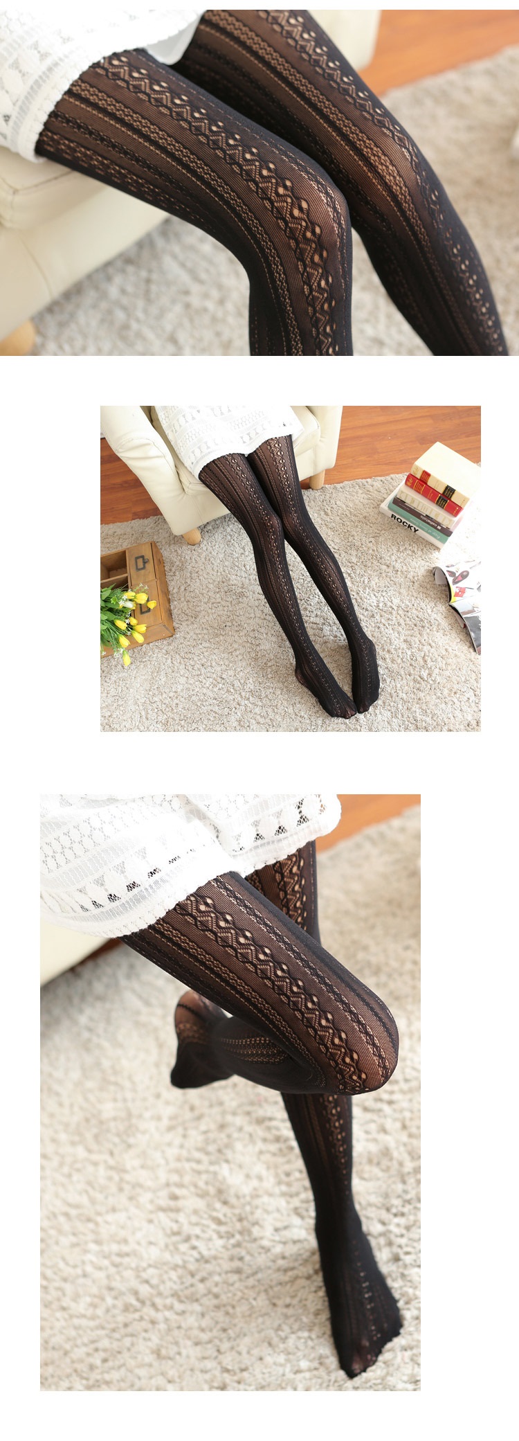 Stylevana - Collants à motifs