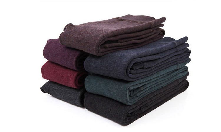 Stylevana - Legging uni à étriers doublés de molleton