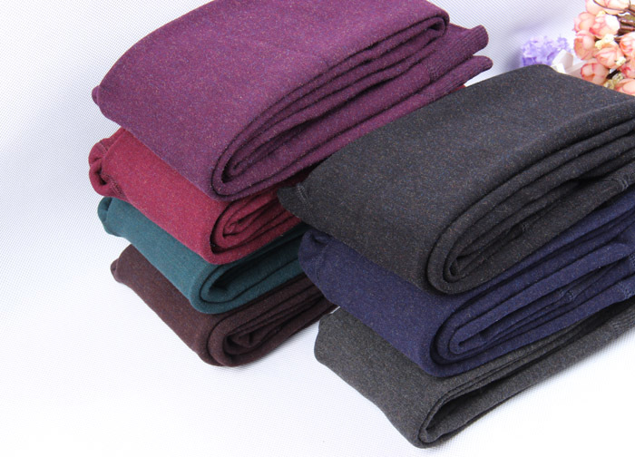 Stylevana - Legging uni à étriers doublés de molleton