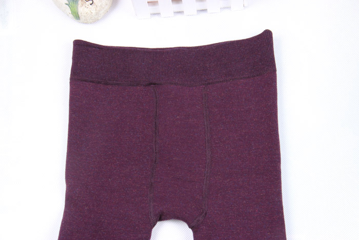 Stylevana - Legging uni à étriers doublés de molleton