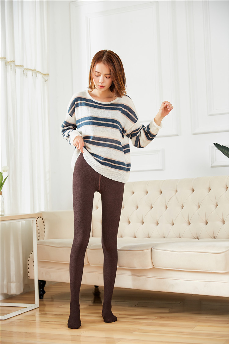 Stylevana - Legging uni doublé de molleton