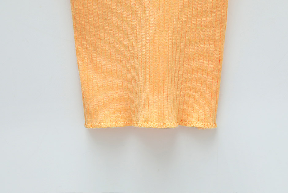 chuu - Contrast Trim Buttoned Knit Camisole