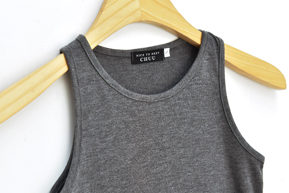 chuu - Sleeveless Halter Tank Top