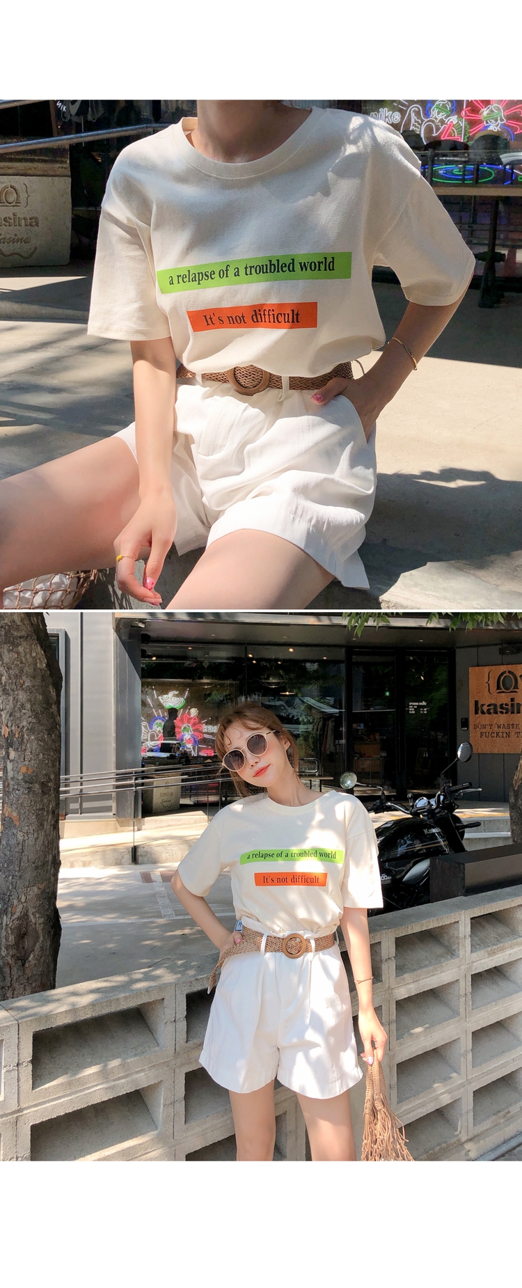 Cherryville - Round-Neck Printed T-Shirt