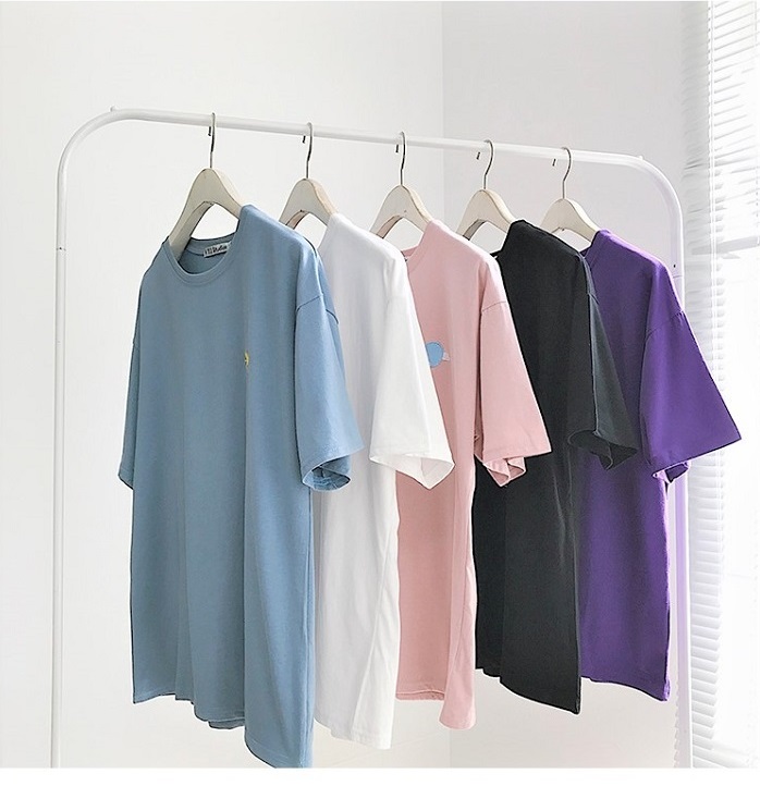 Dearest - Short-Sleeve Embroidered T-Shirt