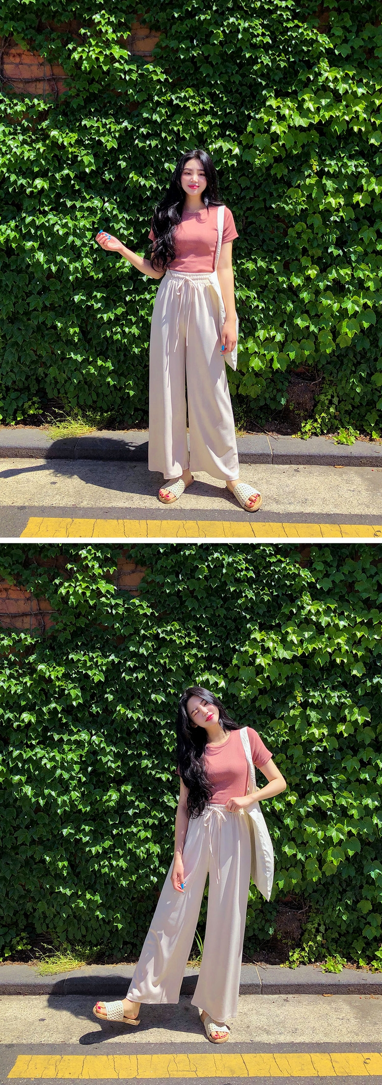Icecream12 - Short-Sleeve Ribbed Plain Tee