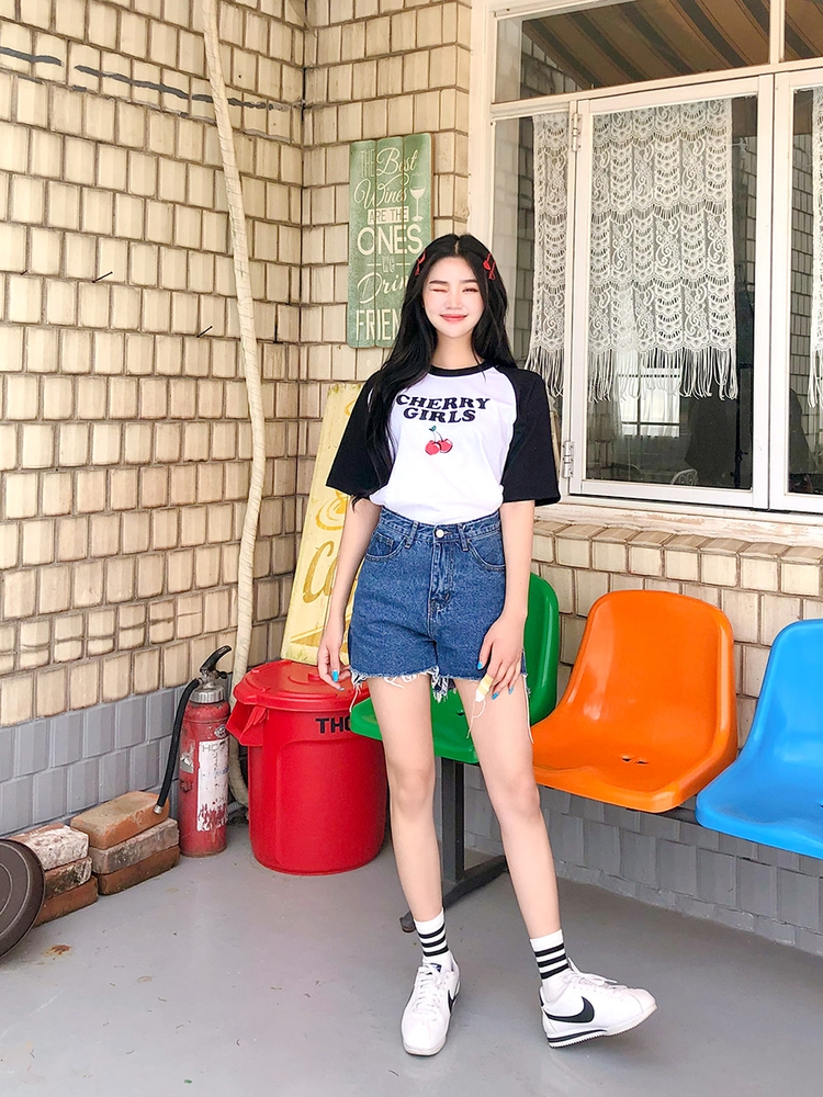 Icecream12 - T-shirt à lettres color block