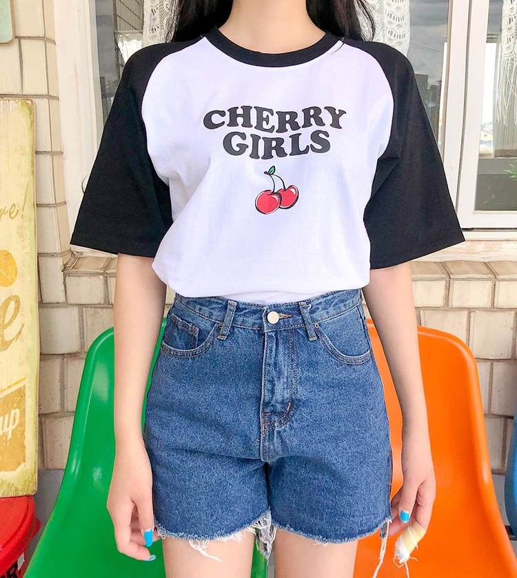 Icecream12 - T-shirt à lettres color block