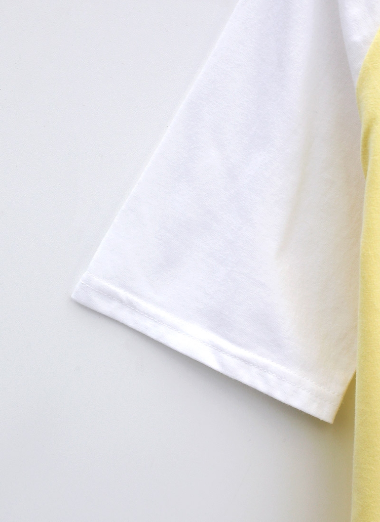 Icecream12 - T-shirt à lettres color block
