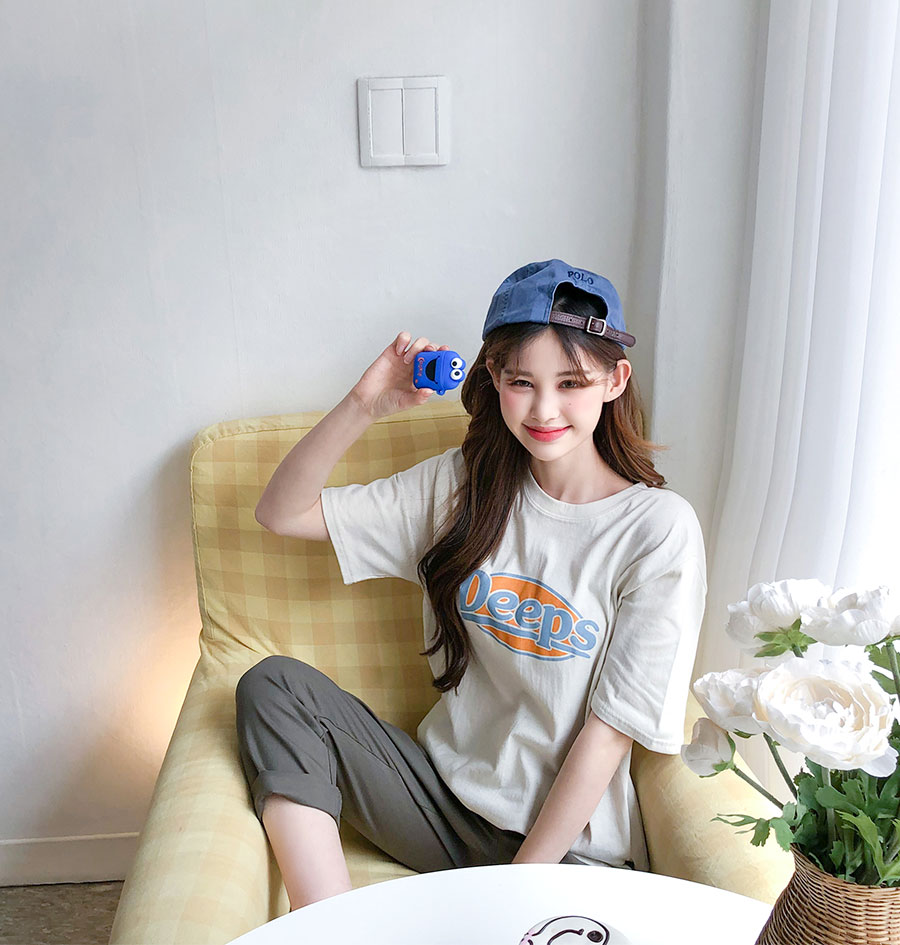 Icecream12 - Elbow-Sleeve Printed Tee