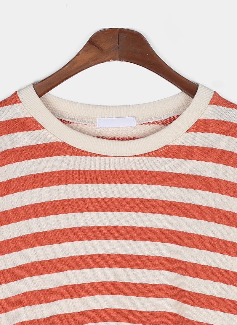 Icecream12 - Pull rayé à manches longues et épaules dénudées