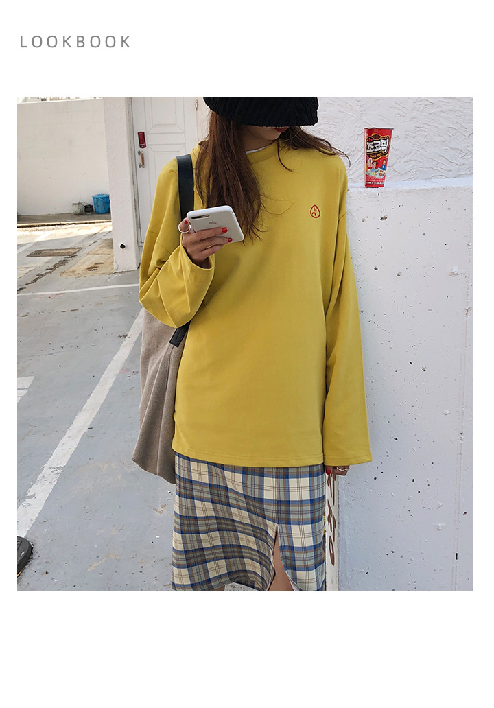 Rosy.B - Long-Sleeve Round-Neck Pullover