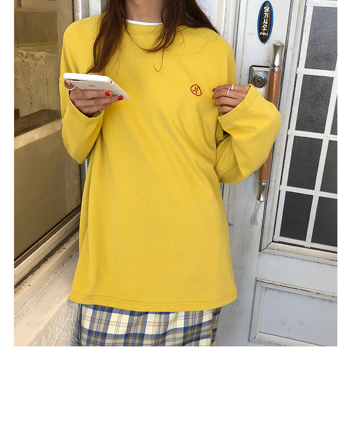 Rosy.B - Long-Sleeve Round-Neck Pullover