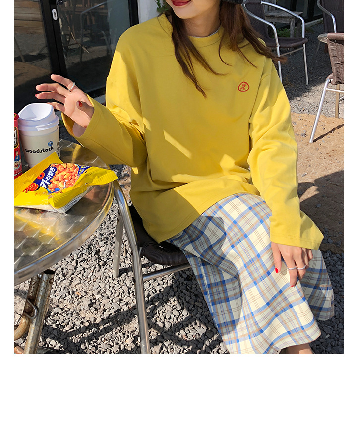 Rosy.B - Long-Sleeve Round-Neck Pullover