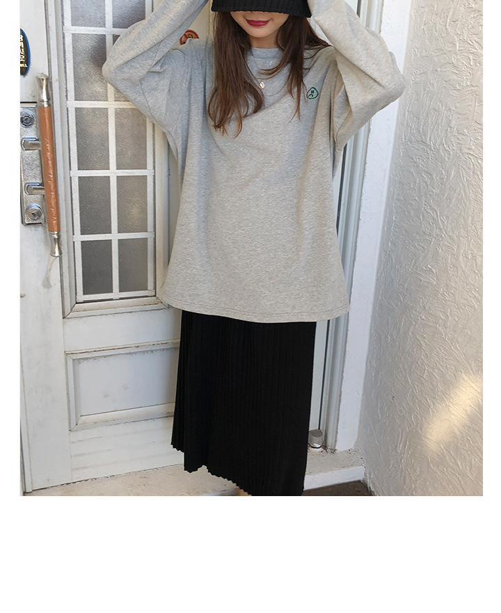 Rosy.B - Long-Sleeve Round-Neck Pullover