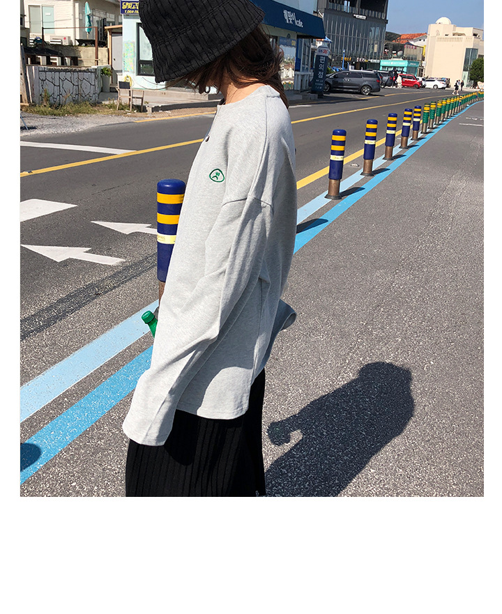 Rosy.B - Long-Sleeve Round-Neck Pullover