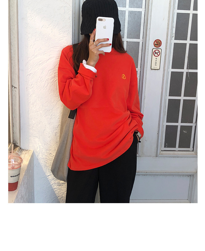 Rosy.B - Long-Sleeve Round-Neck Pullover