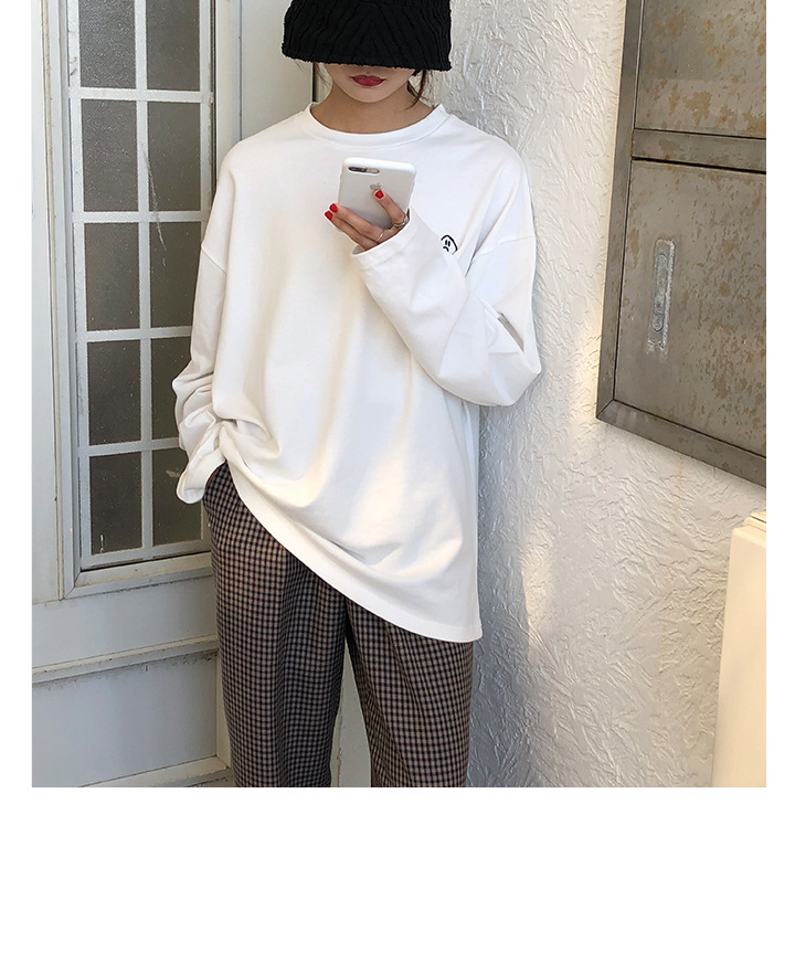 Rosy.B - Long-Sleeve Round-Neck Pullover