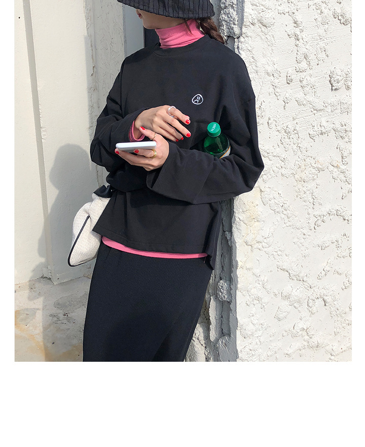 Rosy.B - Long-Sleeve Round-Neck Pullover