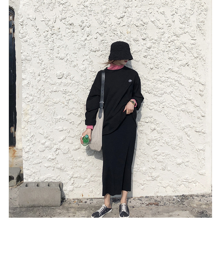 Rosy.B - Long-Sleeve Round-Neck Pullover