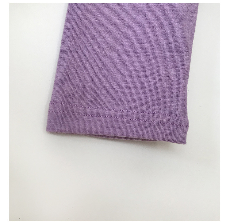 Rosy.B - Long-Sleeve Plain Turtleneck Top