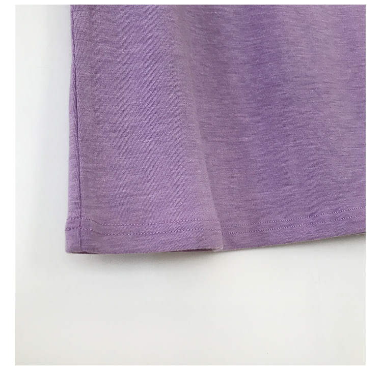 Rosy.B - Long-Sleeve Plain Turtleneck Top