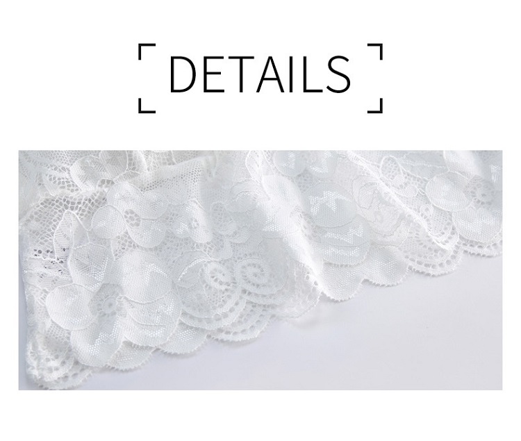 Stylevana - Spaqhetti-Straps Padded Lace Tube Top