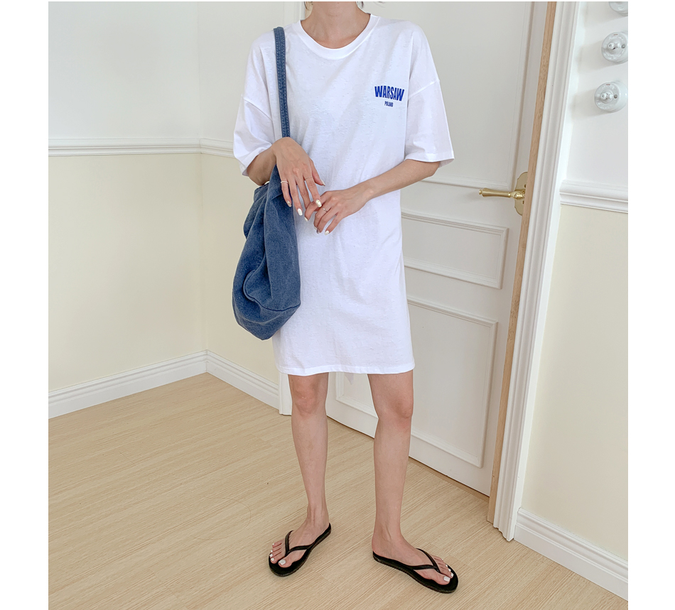 MERONGSHOP - Sac fourre-tout en denim imprimé