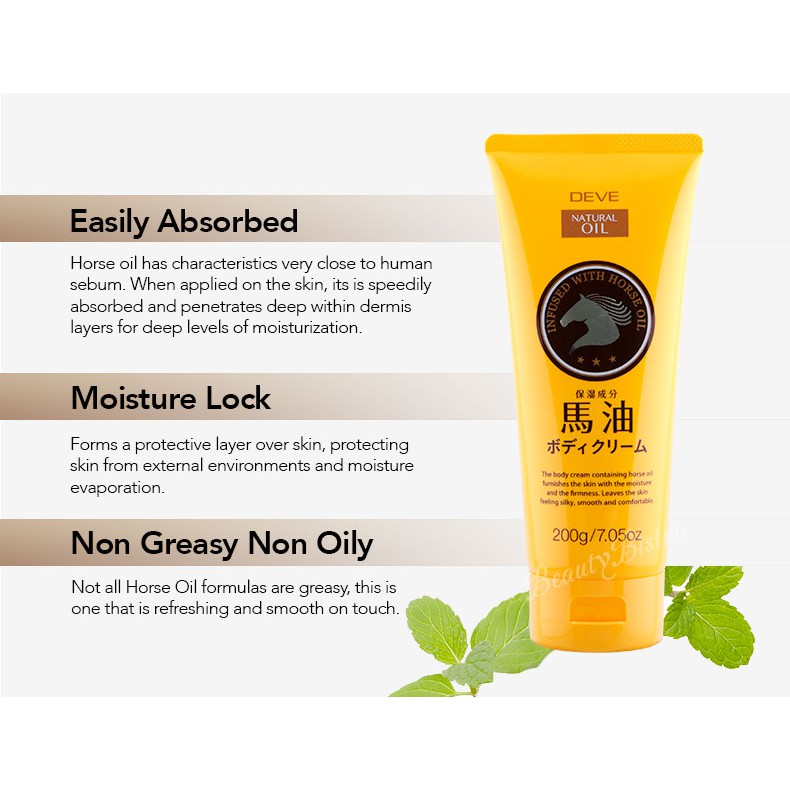 Shop KUMANO COSME Deve Natural Oil Body Cream 200g