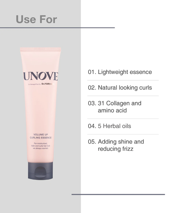 Dr. FORHAIR - UNOVE - Volume Up Curling Essence - 147ml