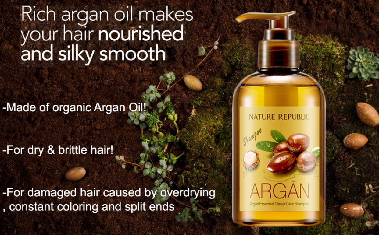 overdrive nominelt Fryse Shop NATURE REPUBLIC - Argan Essential Deep Care Shampoo - 300ml | Stylevana