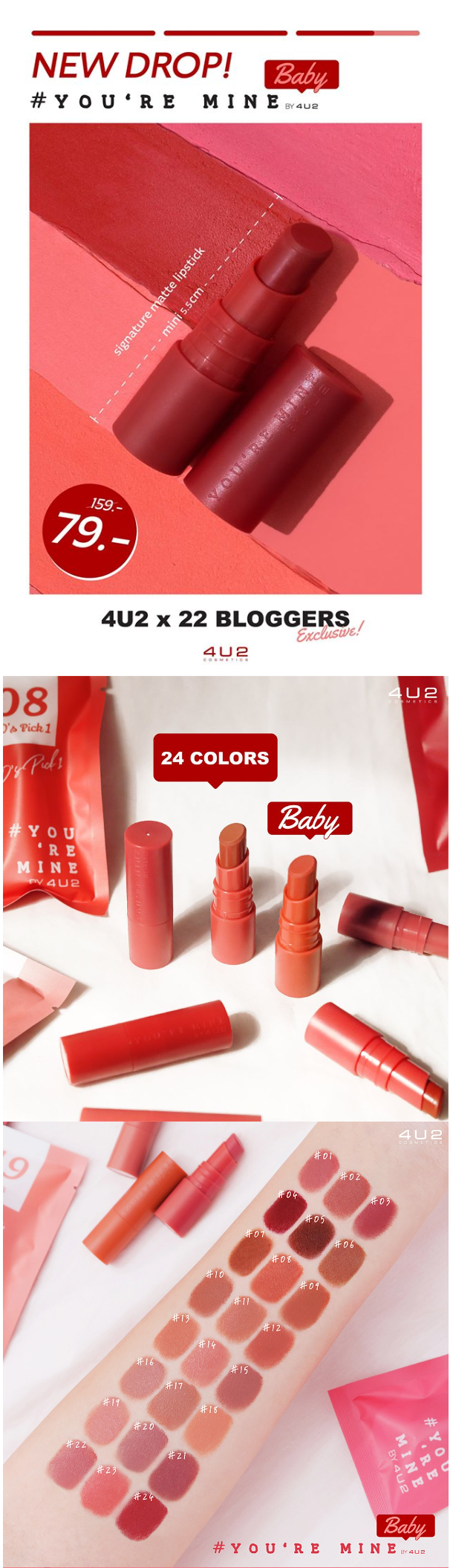 4u2 matte lipstick