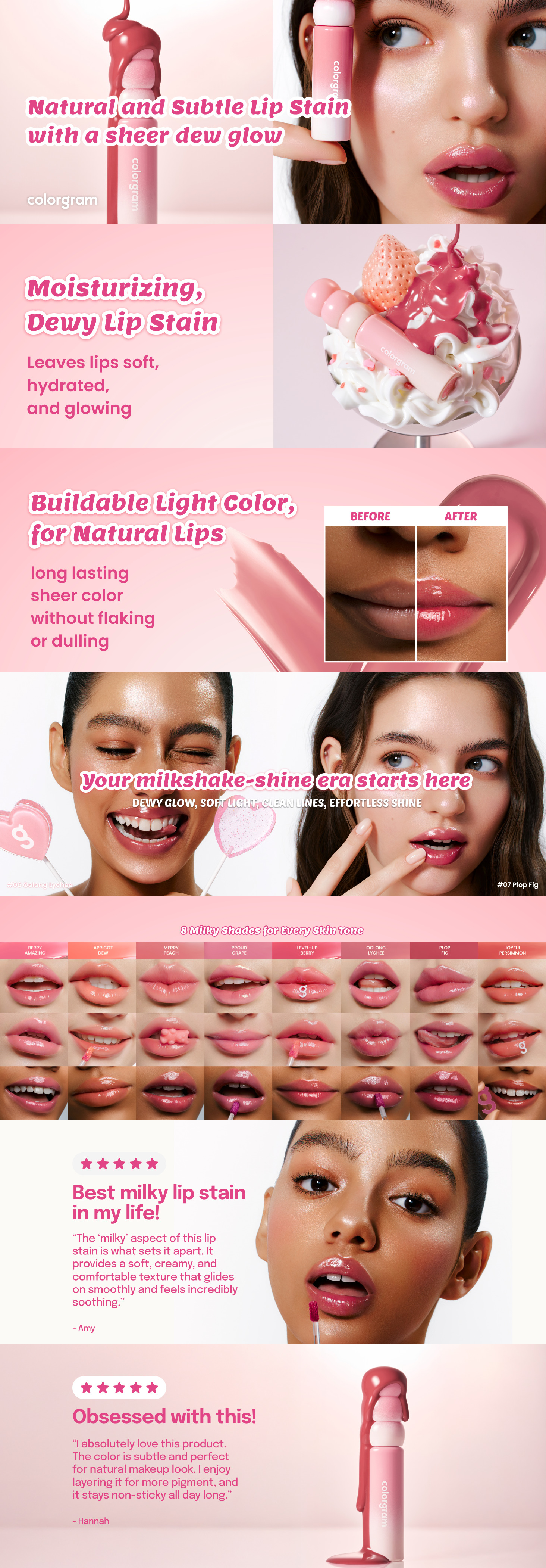 colorgram - Fruity Glass Tint Milk - 3g