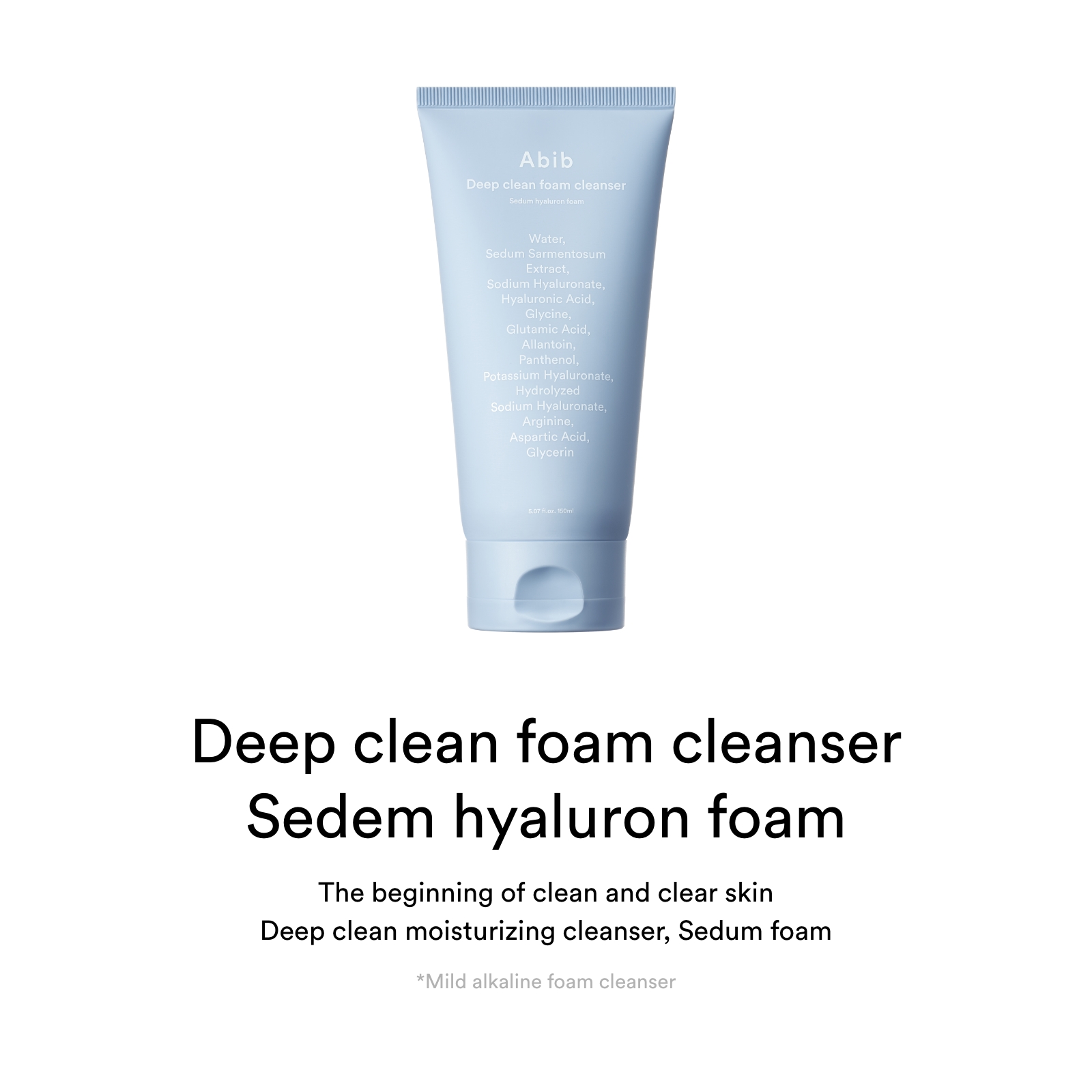 Shop Abib - Deep Clean Foam Cleanser Sedum Hyaluron Foam - 150ml ...