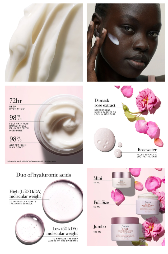 Shop Fresh Rose Deep Hydration Face Cream 50ml Stylevana