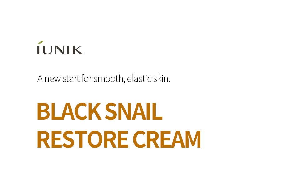 iUNIK - Black Snail Restore Cream - 60ml