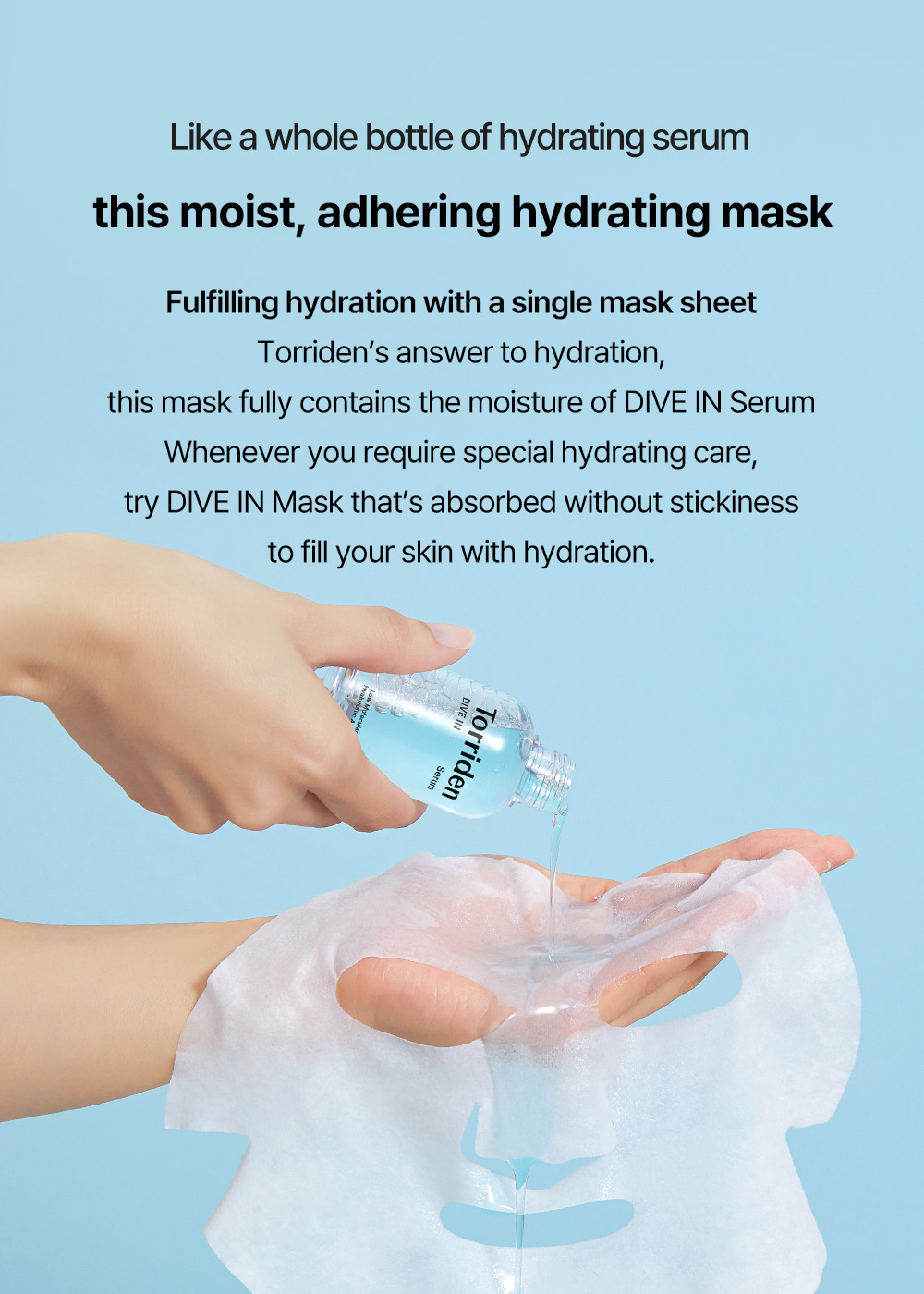 Shop Torriden DIVEIN Low Molecule Hyaluronic Acid Mask Pack 27ml