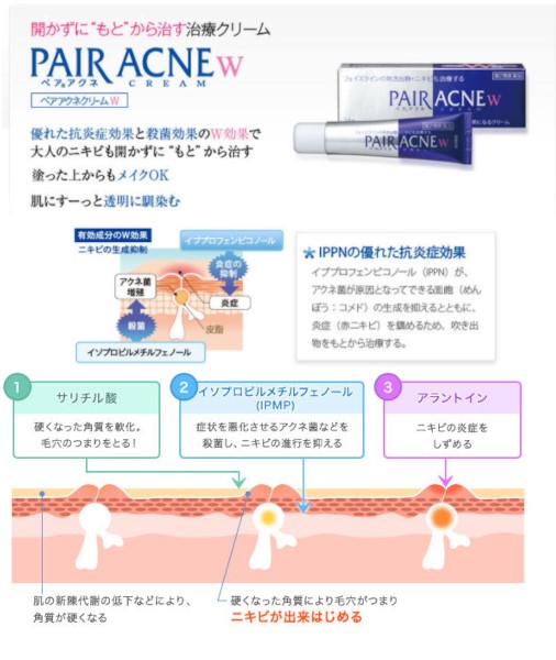 Pair deals acne cream